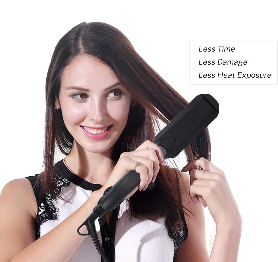 Plancha y rizador de pelo 4en1 de cerámica y turmalina con temperatura ajustable Foto 2 de 4