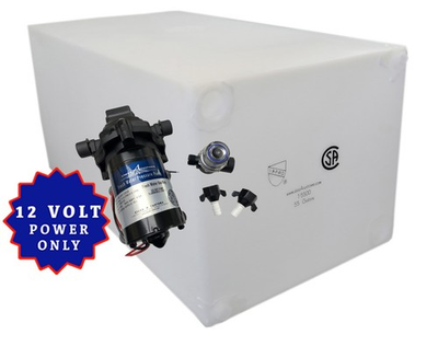 #ad 55 Gallon Fresh Water Holding Tank amp; 12 Volt Water PUMP T 5500 CAC WP 12V30 $271.99