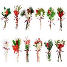 Mini Dried Flowers Bouquet, Mixed Natural Dried Flower Bouquets for DIY Crafts
