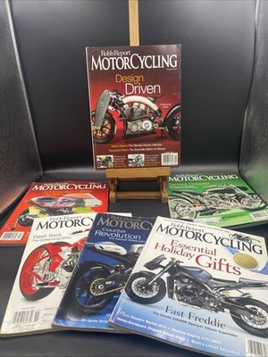 Robb Report Motorcyling  lot of 6  Premiere Edition 2004 - 2005