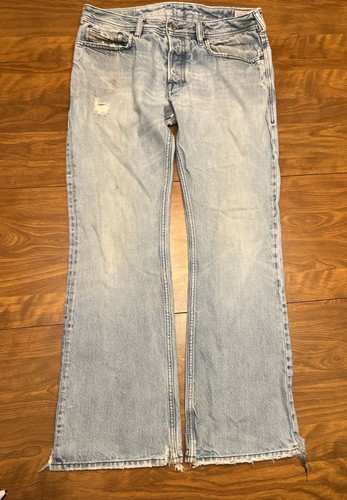 Diesel Industry Distressed Light Wash Denim Jeans