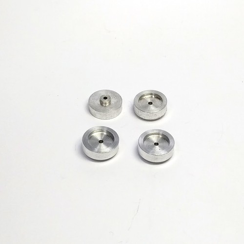 Lot De 4 Jantes Aluminium ø10.60 Mm - Pour Modélisme/maquettes - Artisans43, Fabriqué En France