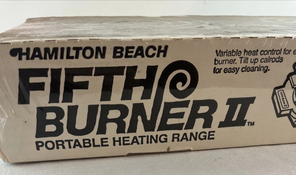 Hamilton Beach Fifth Burner II двойной портативный нагревательный диапазон модель 815 сделано в США - Изображение 3 из 4