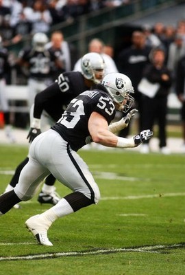 Bill Romanowski Oakland Raiders in action v the New York Jets duri- Old Photo 10