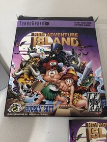 USED - TURBOGRAFX 16 - New Adventure Island (TurboGrafx-16, 1992) CIB