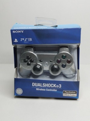 Official Sony PlayStation PS3 DUALSHOCK 3 Controller Silver OEM New 