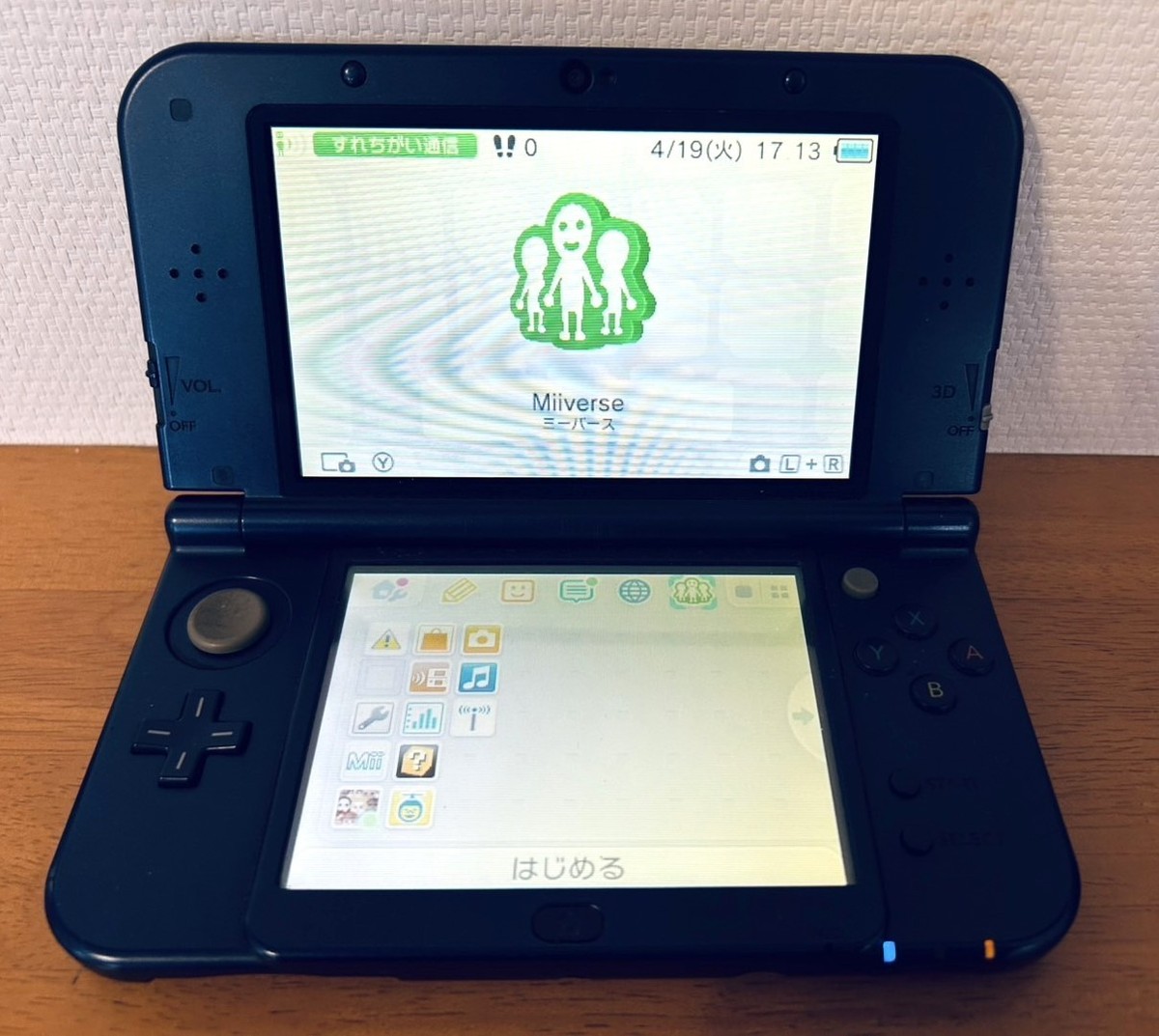 Rank B][Top IPS] Nintendo New 3DS LL XL Metallic Blue Console
