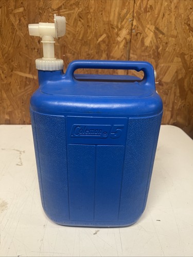 Coleman 5 Gallon Water Carrier Durable Portable Faucet Jug w/ Spigot Made in USA