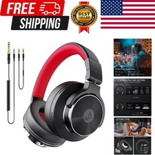 Wired Over Ear Headphones, Studio Monitor  Mixing DJ Headphones with 50mm Ne...