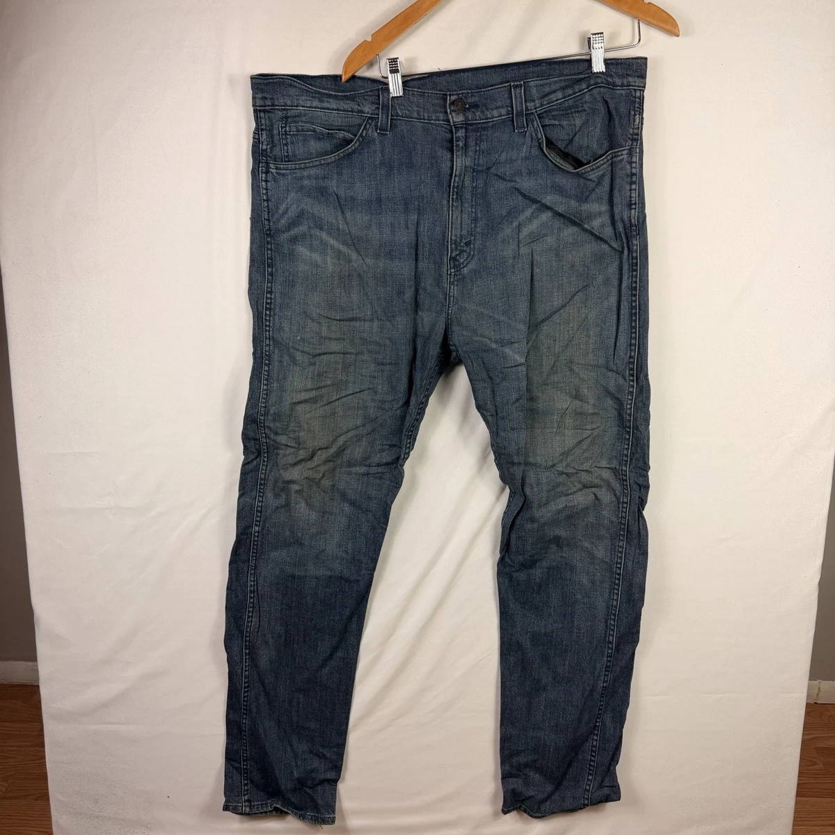Jeans Levi's 504 Taille 40 - Occasion Très Bon état - Coupe Droite - Homme - Bleu Classique