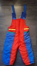 Vintage 80s Boys Girls Toddler Size 18 months Ski Snow Pants