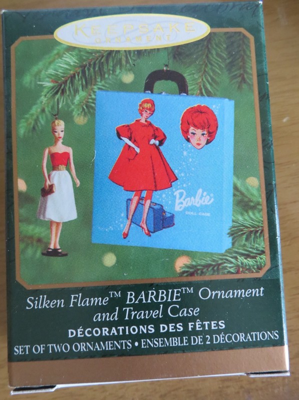 Hallmark Ornament - Barbie  Ornament -Silken Flame Case