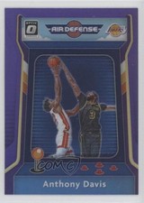 2020-21 Panini Donruss Optic Air Defense Purple Prizm Anthony Davis #5 1fr4