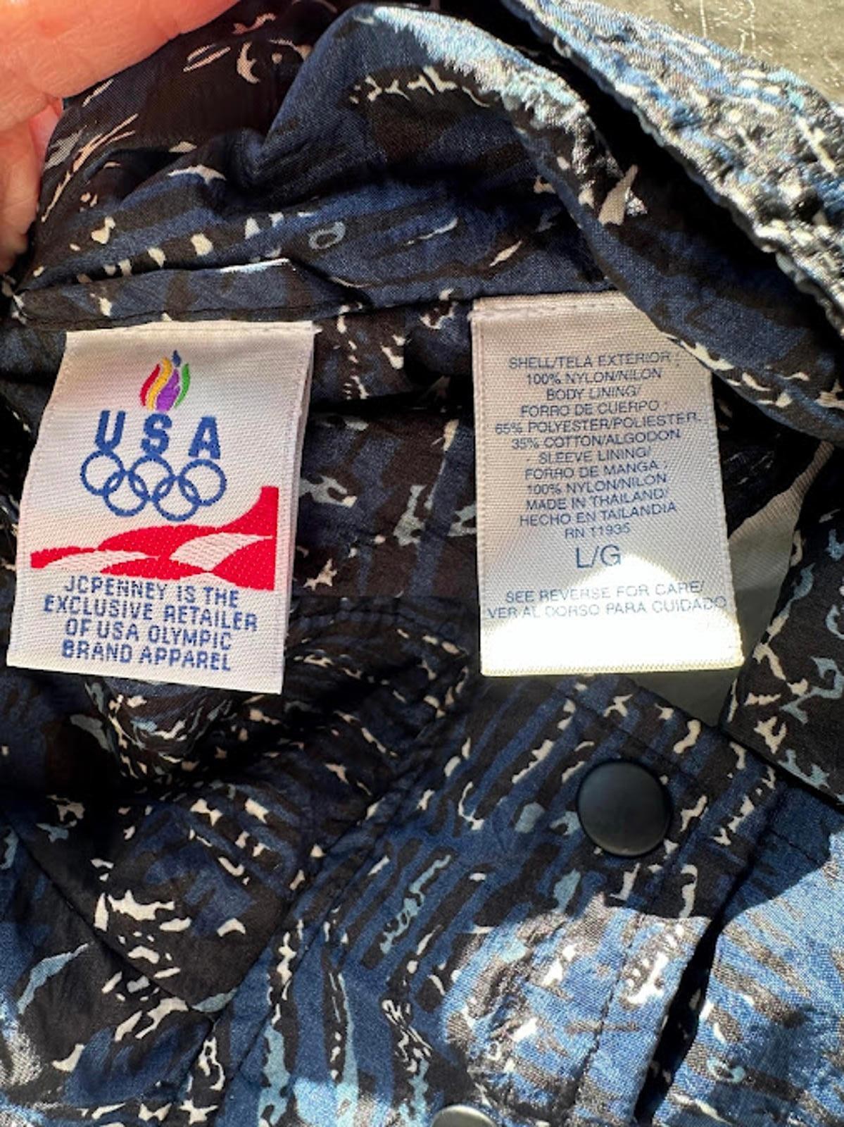 90s USA Olympic Windbreaker JCPenney L image 3