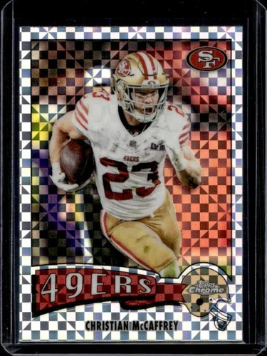 2025 Topps Chrome Christian McCaffrey Base (RAW)