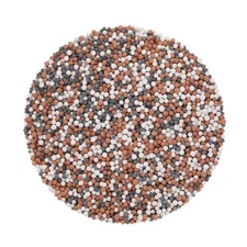 3 Packs Replacement Shower Head Beads 1-2mm for Filtration White, Grey, Orange