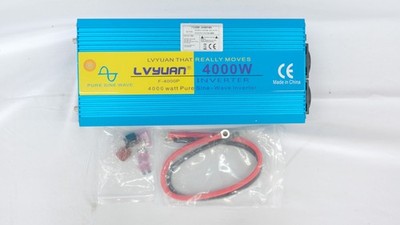 LVYUAN 4000W Reiner Sinus-Wechselrichter Spannungswechselrichter DC12V zu AC230V
