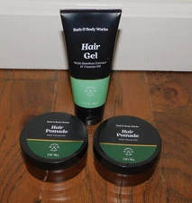 Bath and Body Mens Hair Pomade & Gel w/ Bamboo Extract & Vitamin B5 Styling DC