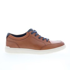 Rockport Total Motion Court Blucher Mens Brown Wide Sneakers Shoes