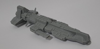 Altes atlantisches Kriegsschiff Aurora Klasse RIESIG 3D gedruckt Stargate Atlantis SG1 
