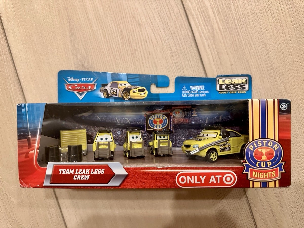 カーズ　マテル　TEAM LEAK LESS CREW Disney Pixar Cars Team Leak Less Crew Target Exclusive Set Piston