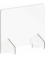 Thekenaufsatz Aufsteller Spuckschutz Acryl Plexiglas transparent 60x90 cm Corona
