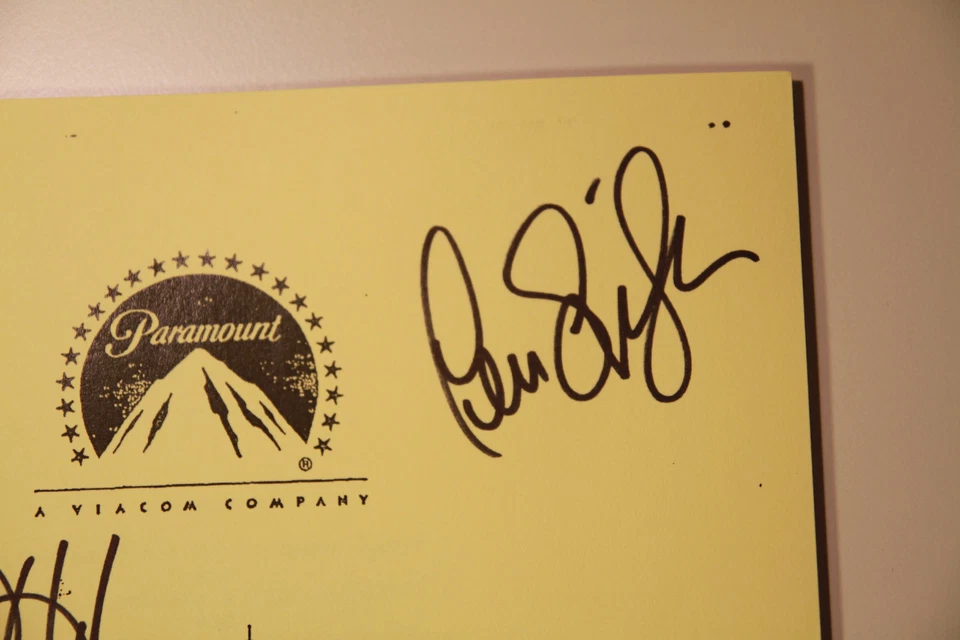 FRASIER reparto completo autografiado guión Kelsey Grammer David HYDE PIERCE GILPIN Foto 4 de 4