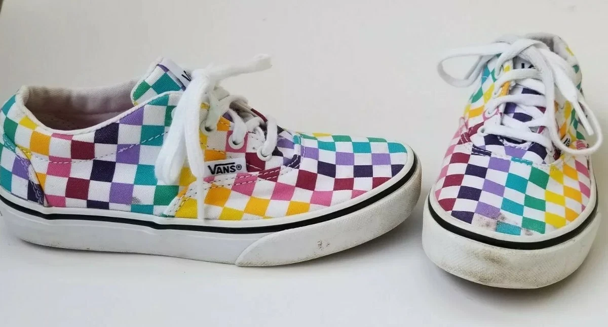 Vans rainbow clearance checkerboard