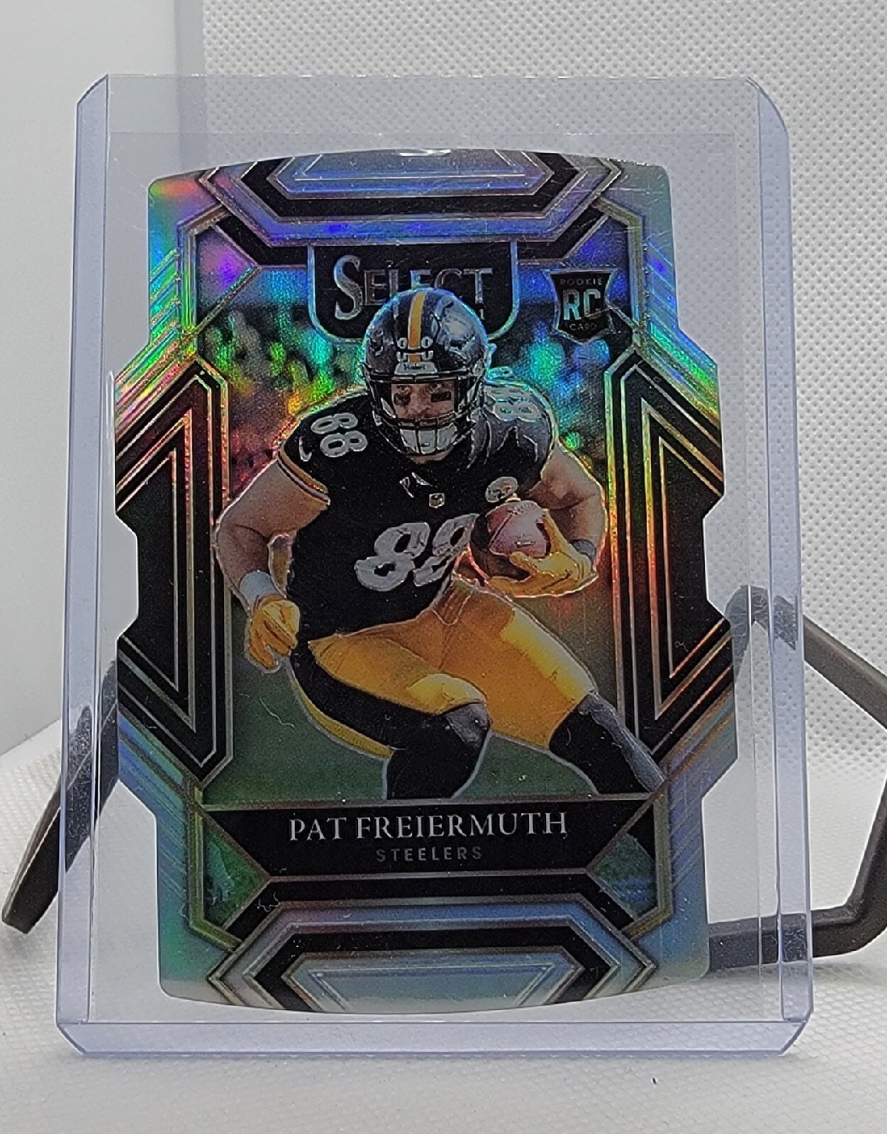 2021 Select Silver Die Cut Rookie Card Steelers Pat Freiermuth #259
