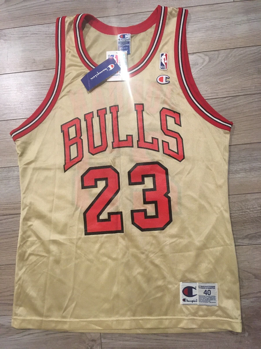 Champion NBA Chicago Bulls Michael Jordan #23 Jersey Size 40___MADE IN USA.