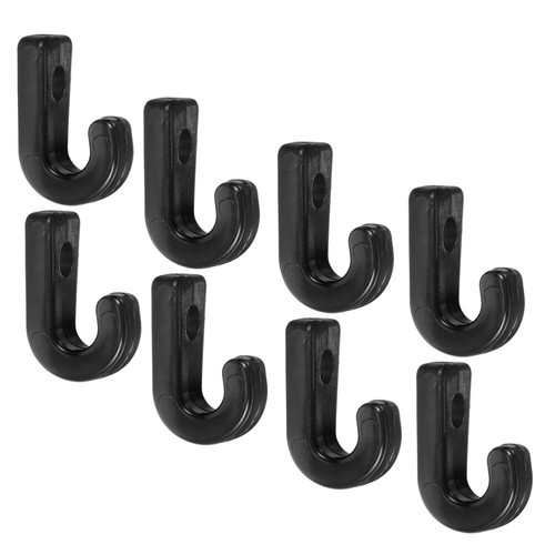 Gancho de amarre resistente con hebilla marina 8 piezas ganchos para cubierta de kayak cable J grande - Imagen 2 de 12
