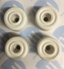 White Rubber Door Stop Stops Stopper 28mm New PACK 0f 4