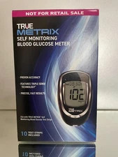 True Metrix Blood Glucose METER KIT, including 10 strips  EXP 11/2025