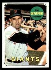 1969 Topps Baseball #102 Jim Davenport NM/MT *d2