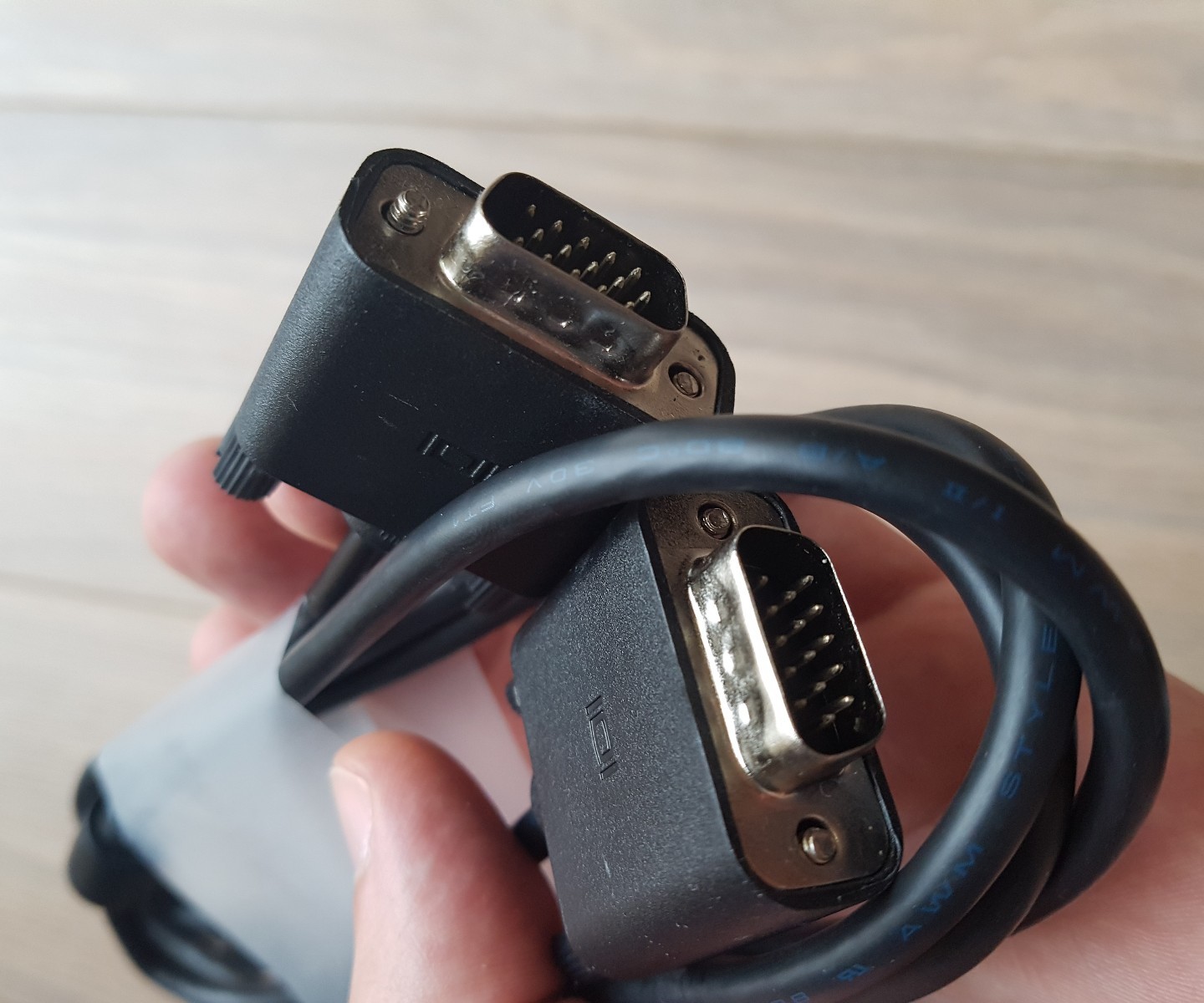 5 X VGA Cable SVGA HD 15 Pin Male to Male VGA Cable Dell 5K0jf05506