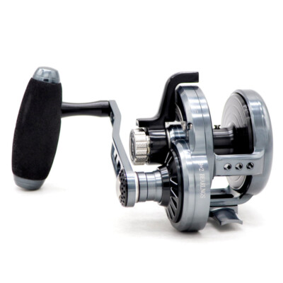 CAMEKOON 32KG Lever Drag Saltwater Conventional Fishing Multiplier Sea Boat Reel