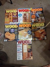 Lot Of 7 Better Homes  Gardens Wood Magazine Used Back Issues 2007