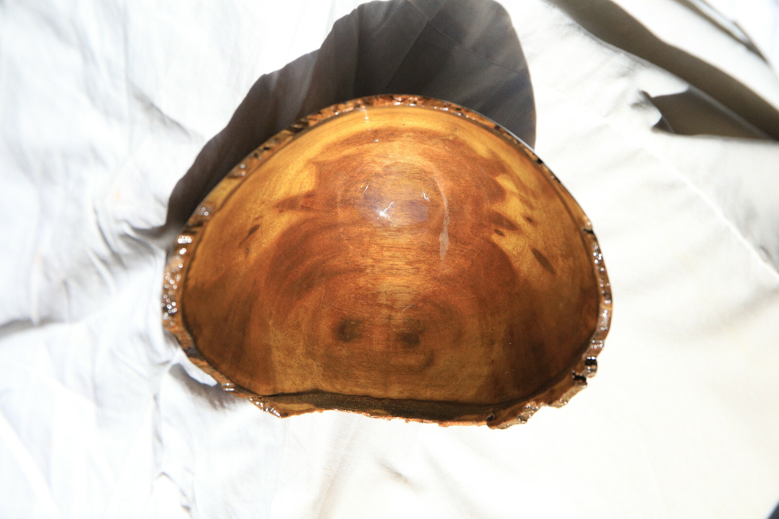 Chinese Tallow Wood, Hand Made, Lathe Turned Bowl. eBay