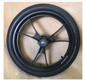 Double Baby Jogger Summit X3 Stroller Rear Wheel Black Parts 16 New Tire Ebay
