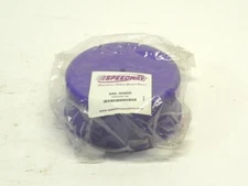 VINTAGE SPEEDWAY MOTORS PURPLE CARBURETOR CAP #545-65802 2.5" TALL 5.23" WIDE 