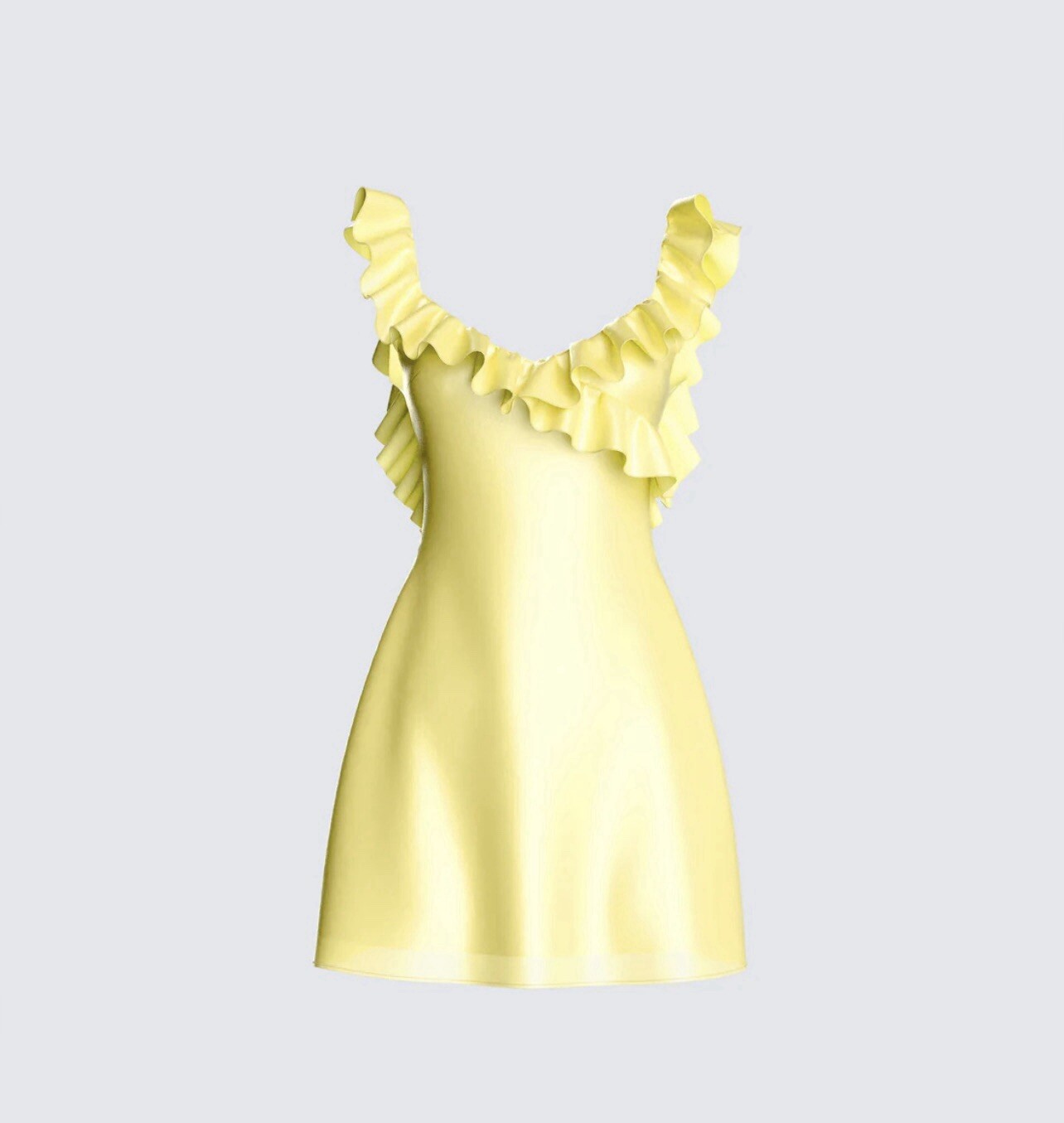 Matilda Yellow Mini Dress