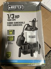 Pentair Water 176958 Sump Pump Zinc & Plastic Construction 1/3-hp