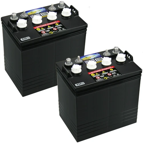 2 Pack Crown Replacement for Trojan T-875 For Golf Cart, Solar, Marine 8 Volt 8V