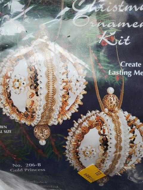 Download Sulyn Christmas Ornament Golden Princess Kit 206b Satin Beaded Holiday Craft For Sale Online Ebay PSD Mockup Templates