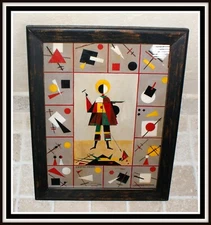 Suprematist Religious Painting UNOVIS, Nina Kogan, 1920