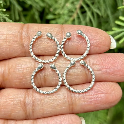 Handgefertigtes reines Silber Lord Krishna LADDU GOPAL Nazariya Armband, 2 Pa... - Bild 2 von 5