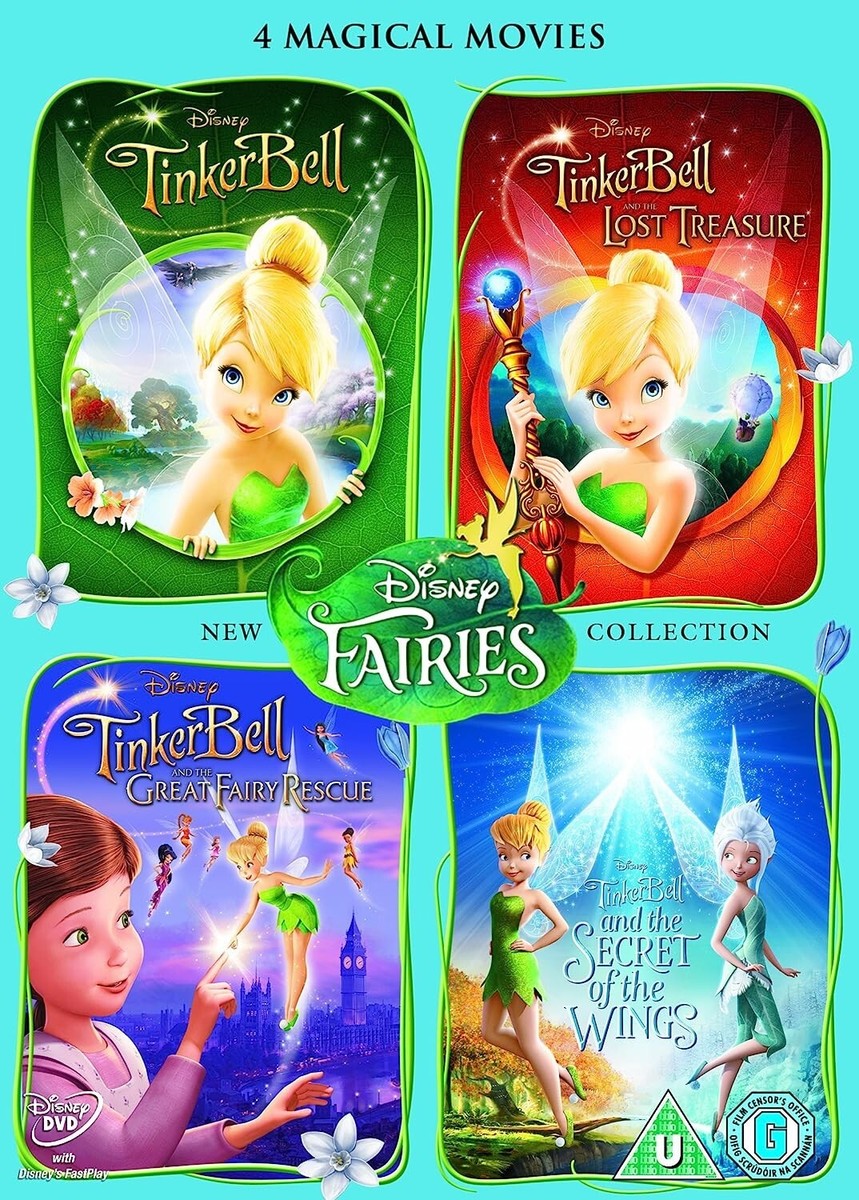 ティンカーベル　シリーズ4枚セット　DVD ディズニー ティンカーベル シリーズ4枚セット DVD ディズニー - メルカリ