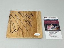 JJ Hickson signed Floor Denver Nuggets Sacramento Kings Blazers NC State JSA COA