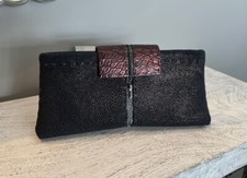 Vbh Vernon Bruce Hoeksema "poche" Stingray Crocodile Clutch Purse *280/300*