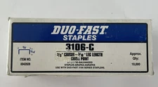 Duo-fast  3106 C  Staples Box Of  10,000
